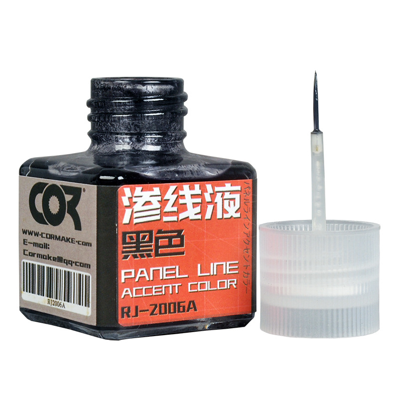 Tamiya Model Paint Set - 40ml Płynny Akcent Koloru Linii Panelowych