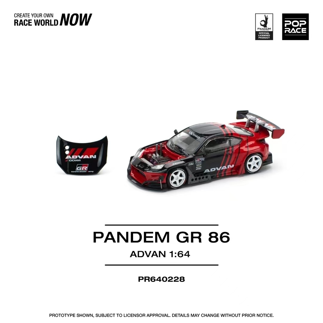 POP Race 1:64 Pandem GR86 ZN8  – Die Cast Car 1 64 recenzja i cena