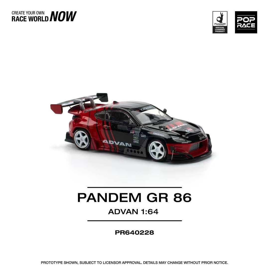 POP Race 1:64 Pandem GR86 ZN8  – Die Cast Car 1 64 recenzja i cena