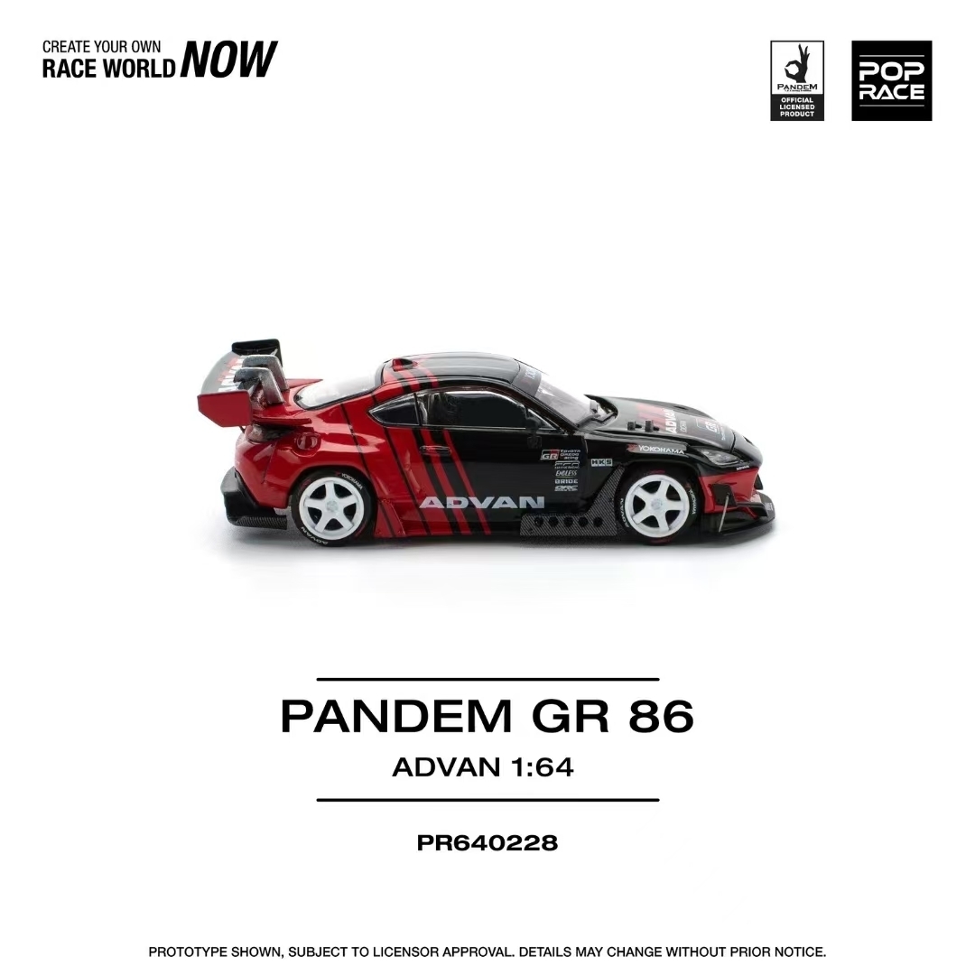 POP Race 1:64 Pandem GR86 ZN8  – Die Cast Car 1 64 recenzja i cena