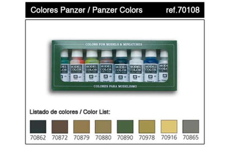 Vallejo AV 70108 Przyjazny dla – Tamiya Model Paint Set recenzja i cena
