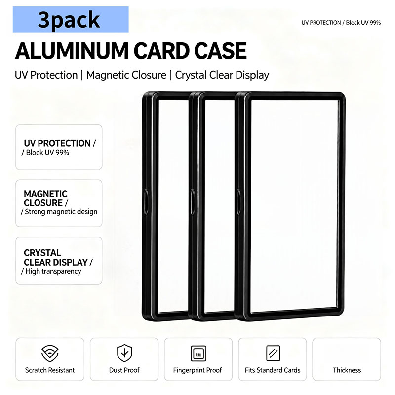 3 sztuki – magnetyczne etui na – Graded Card Display recenzja i cena