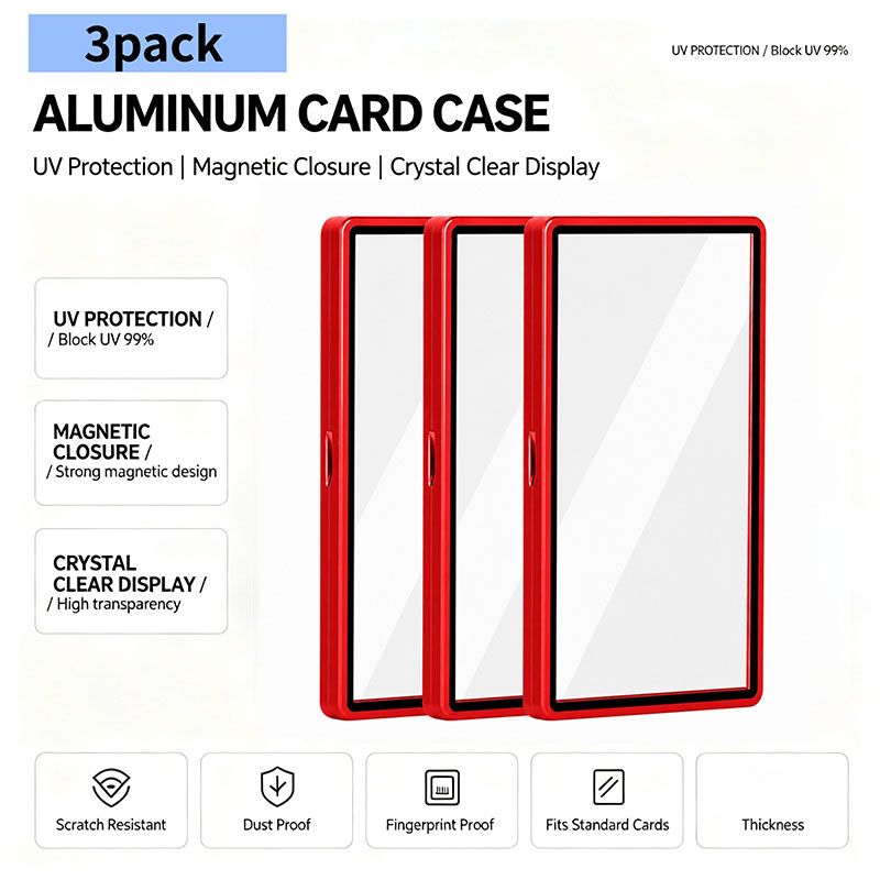 3 sztuki – magnetyczne etui na – Graded Card Display recenzja i cena